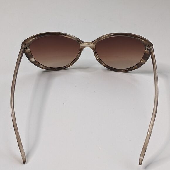 Amber Lens Striped Sunglasses - Picture 4 of 8